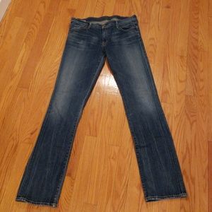 Citizens of Humanity Straight Leg Low Rise Jeans